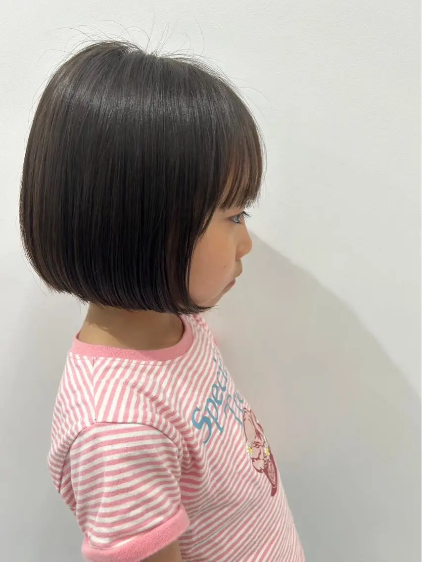 ショート キッズ カット 海外風カラー enaのヘアスタイル