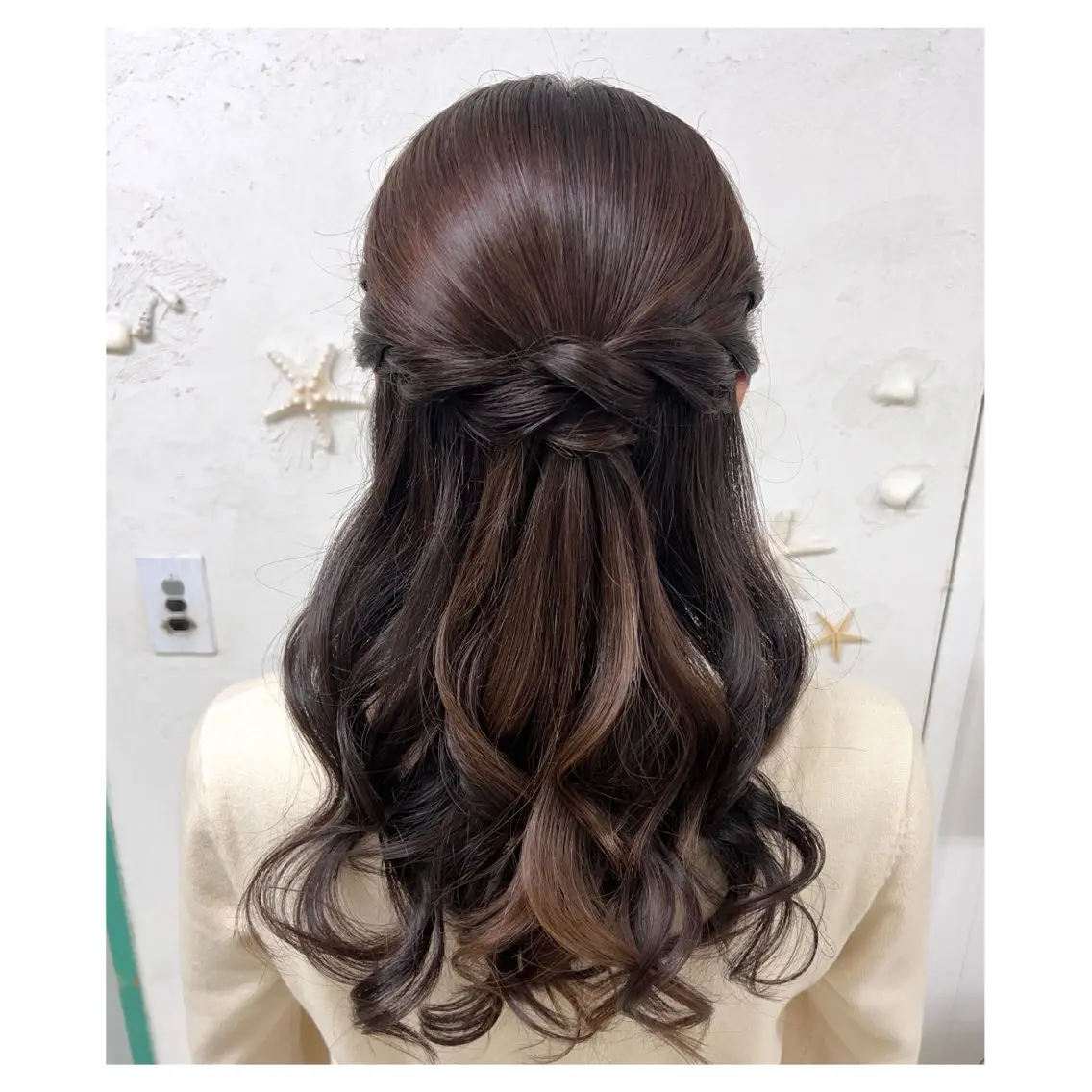 ヘアアレンジ ハーフアップ ヘアセット ヘアセット/六本木/ Tomomiのヘアスタイル