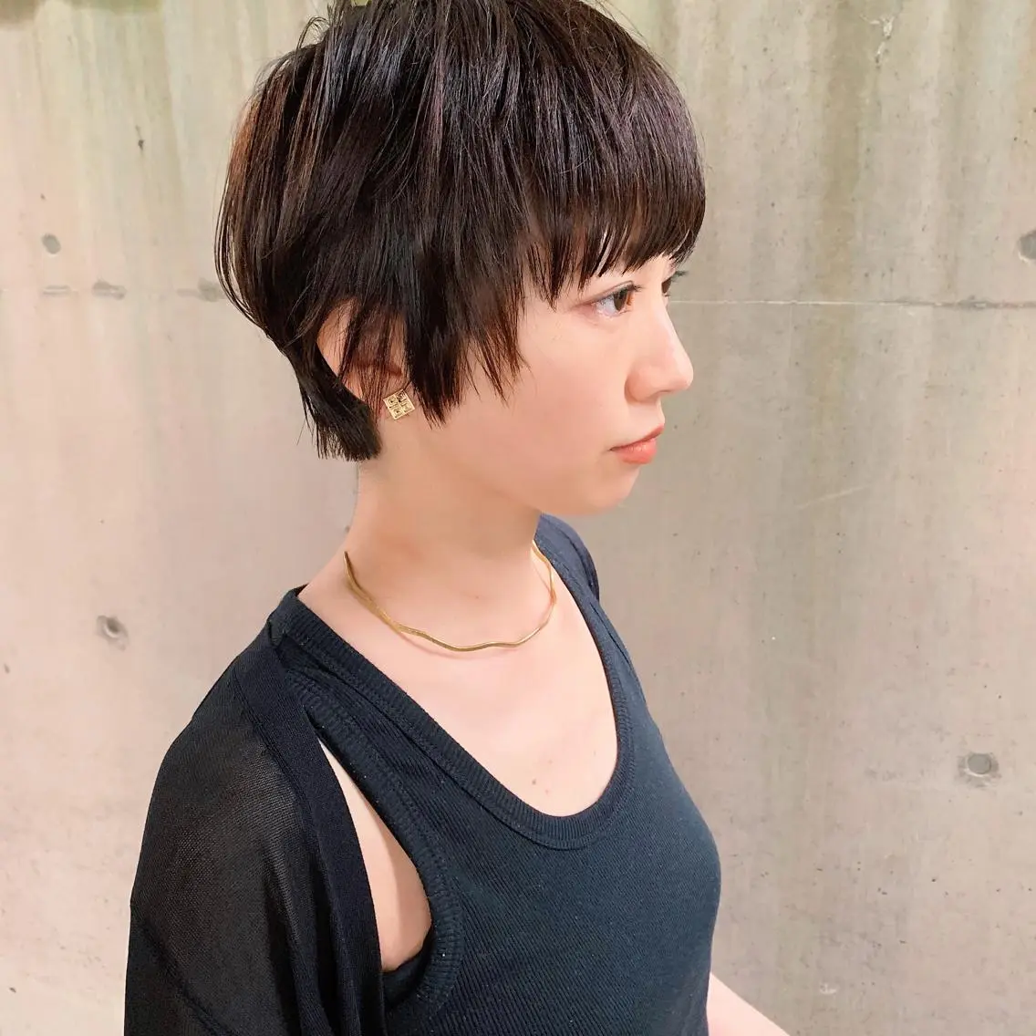 ショート カラー 中川 竜誠のヘアスタイル