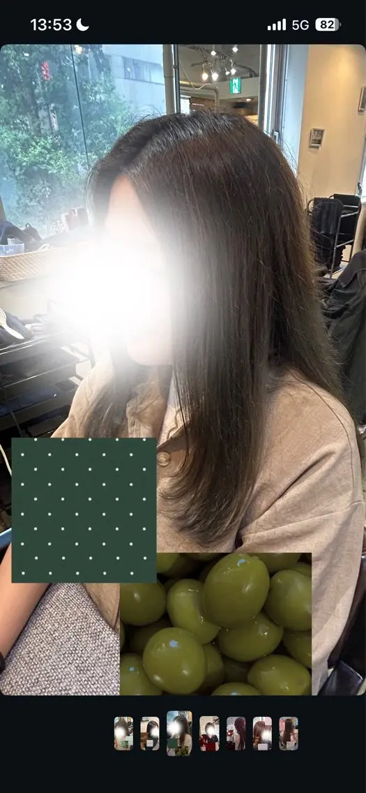 カラー 透明感カラー オリーブカラー 🌻 ユズカのヘアスタイル