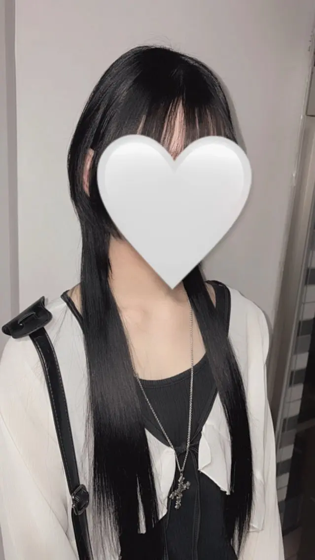 ロング シールエクステ エクステ ロング ウルフカット 横浜lapis amaneのヘアスタイル