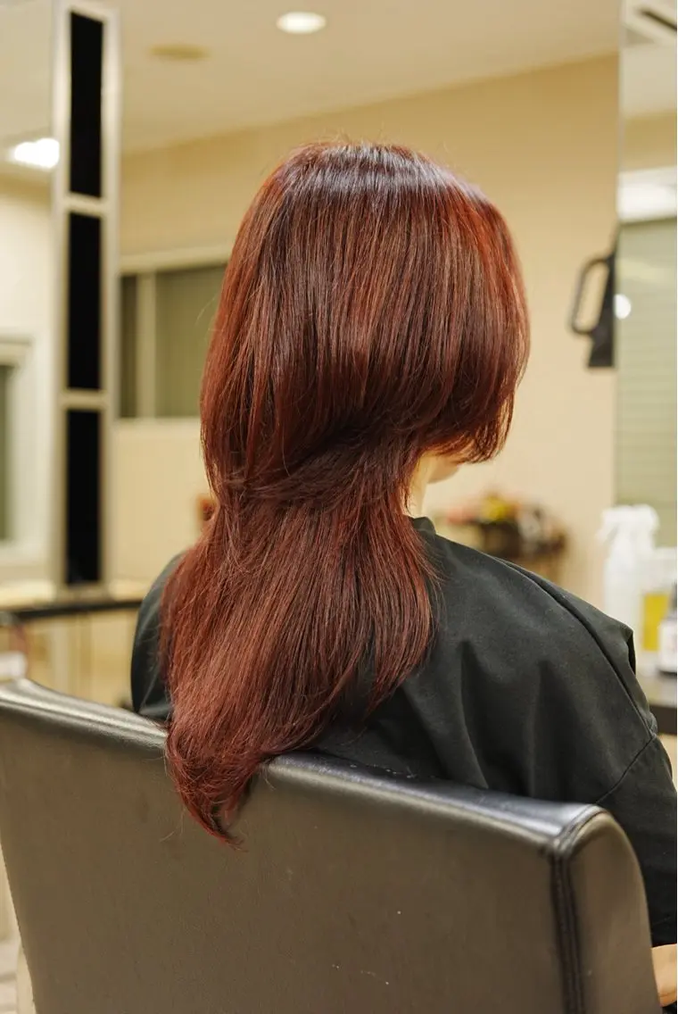 ミディアム カラー ヘアカラー TIDEHAIR 敬吾のヘアスタイル