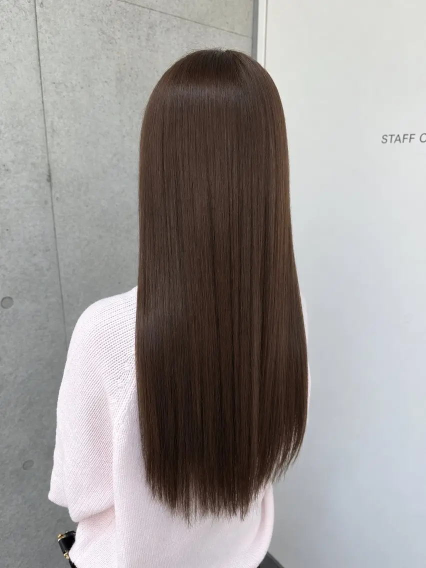 ロング カラー ブラウンカラー ロング 🤎ブラウンカラー 専門店🍫ゆい🤎のヘアスタイル