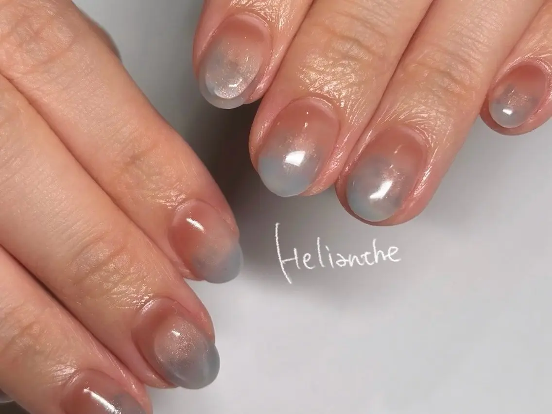ネイル キラキラネイル ニュアンスネイル ハンドネイル NAILARTIST MIKAのネイルデザイン