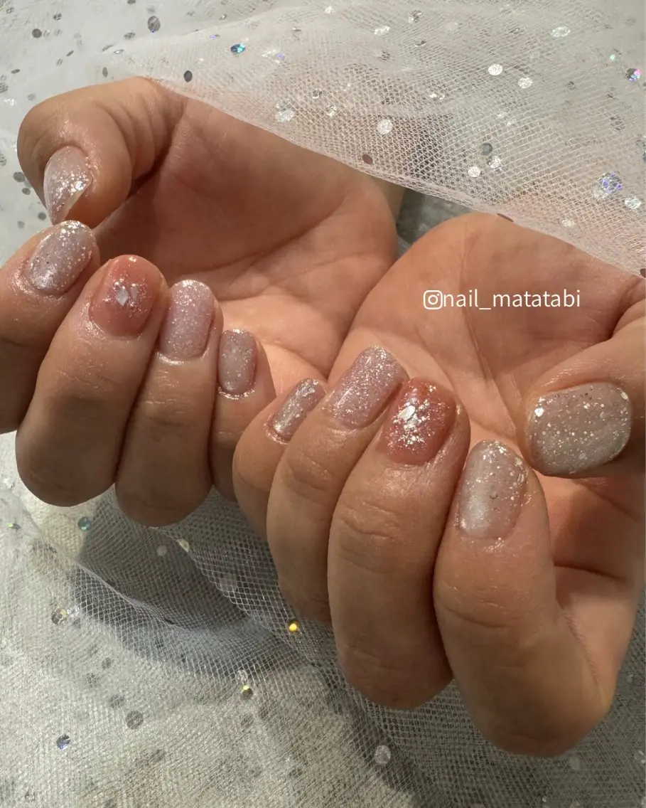 ネイル キラキラネイル ハンドネイル MATATABI. kumiのネイルデザイン