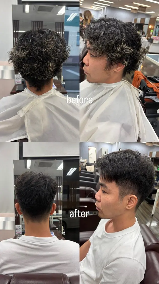 メンズ メンズパーマ 大城 ひな乃のヘアスタイル