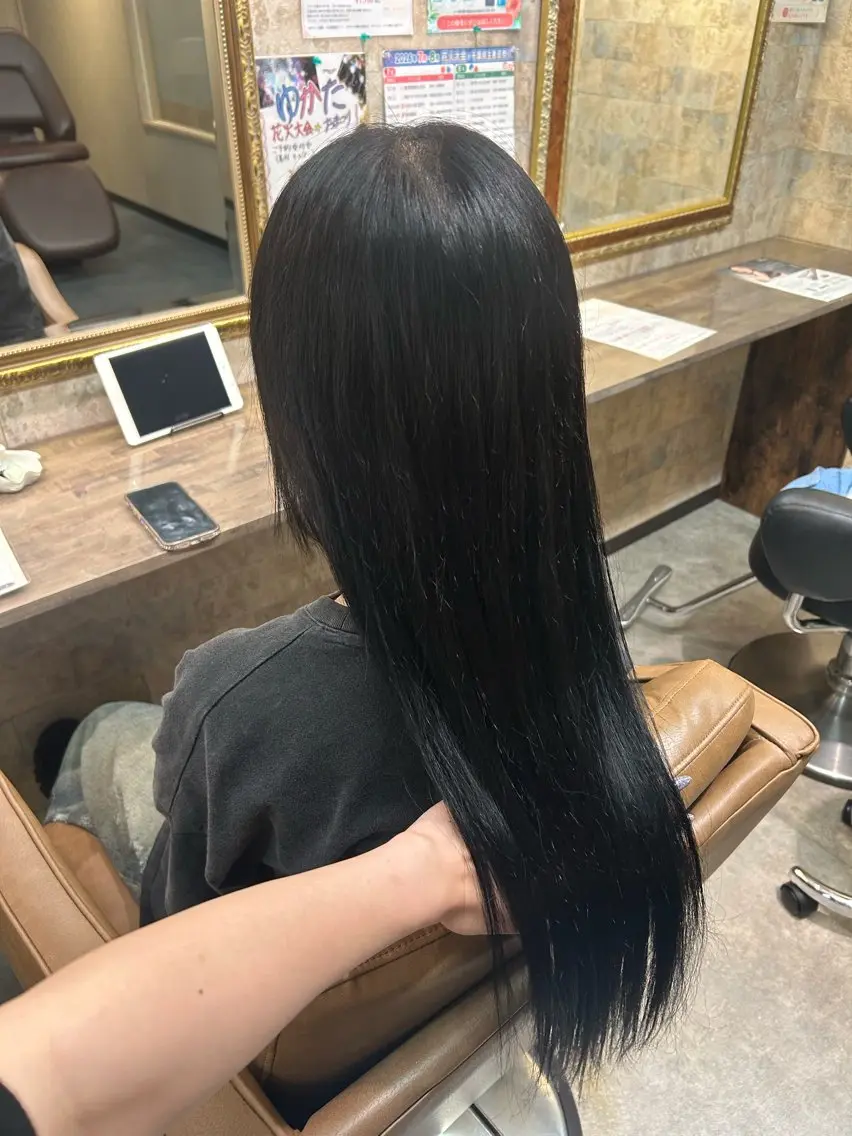 ロング エクステ エクステ マエダ ミノリのヘアスタイル