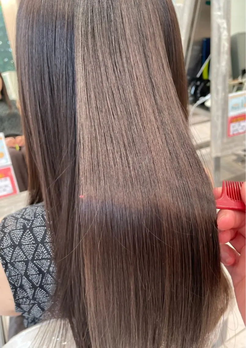 ✨髪質改善✨酸熱シルキートリートメント+カット💇‍♀️の写真