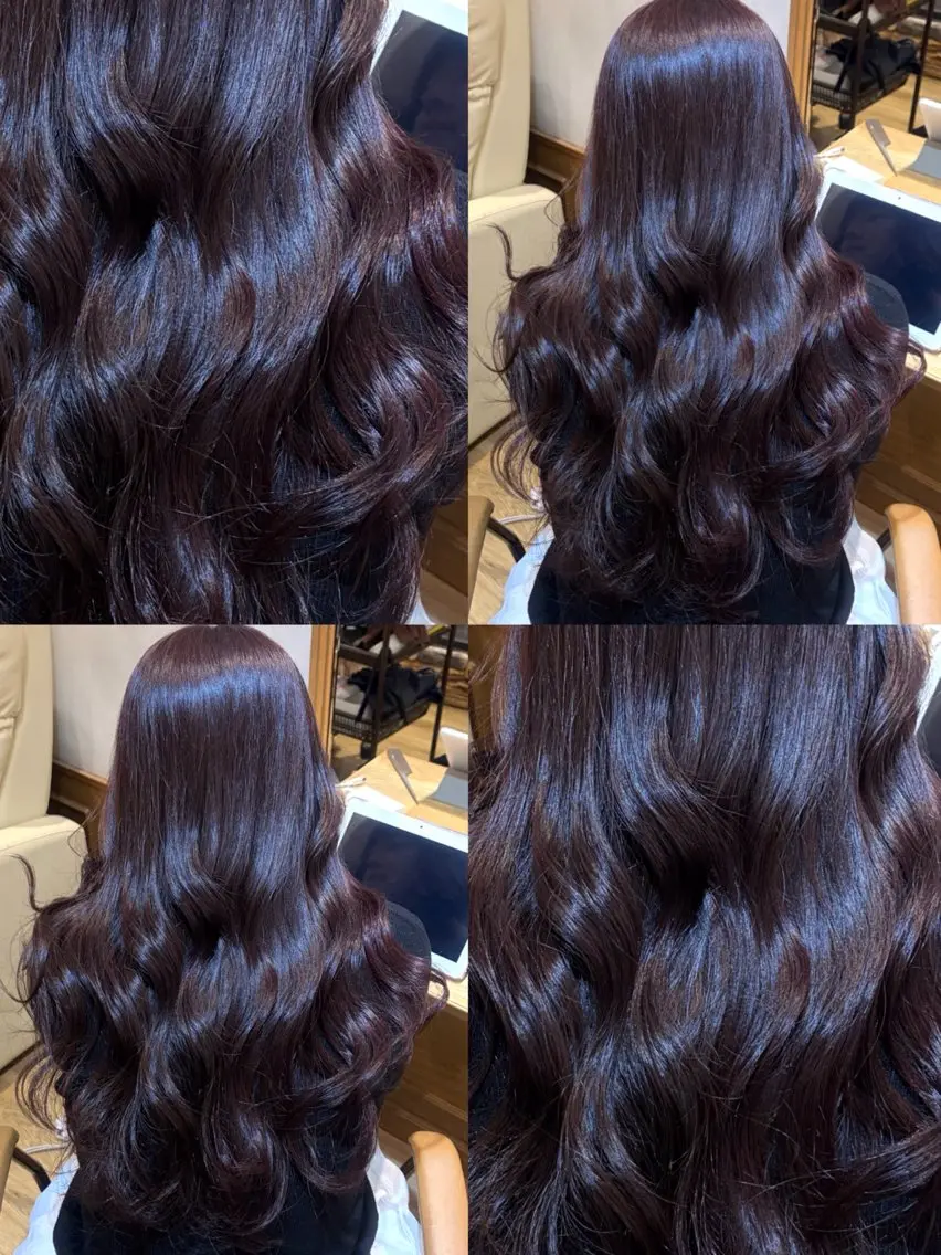 ロング カラー ヘアカラー トリートメント 大人艶髪&Wカラー ✨髪質改善のアユカのヘアスタイル