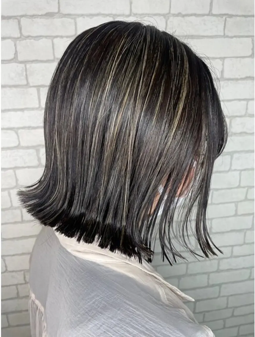 ショート カラー 大人メンズ 仲間純子🫧のヘアスタイル