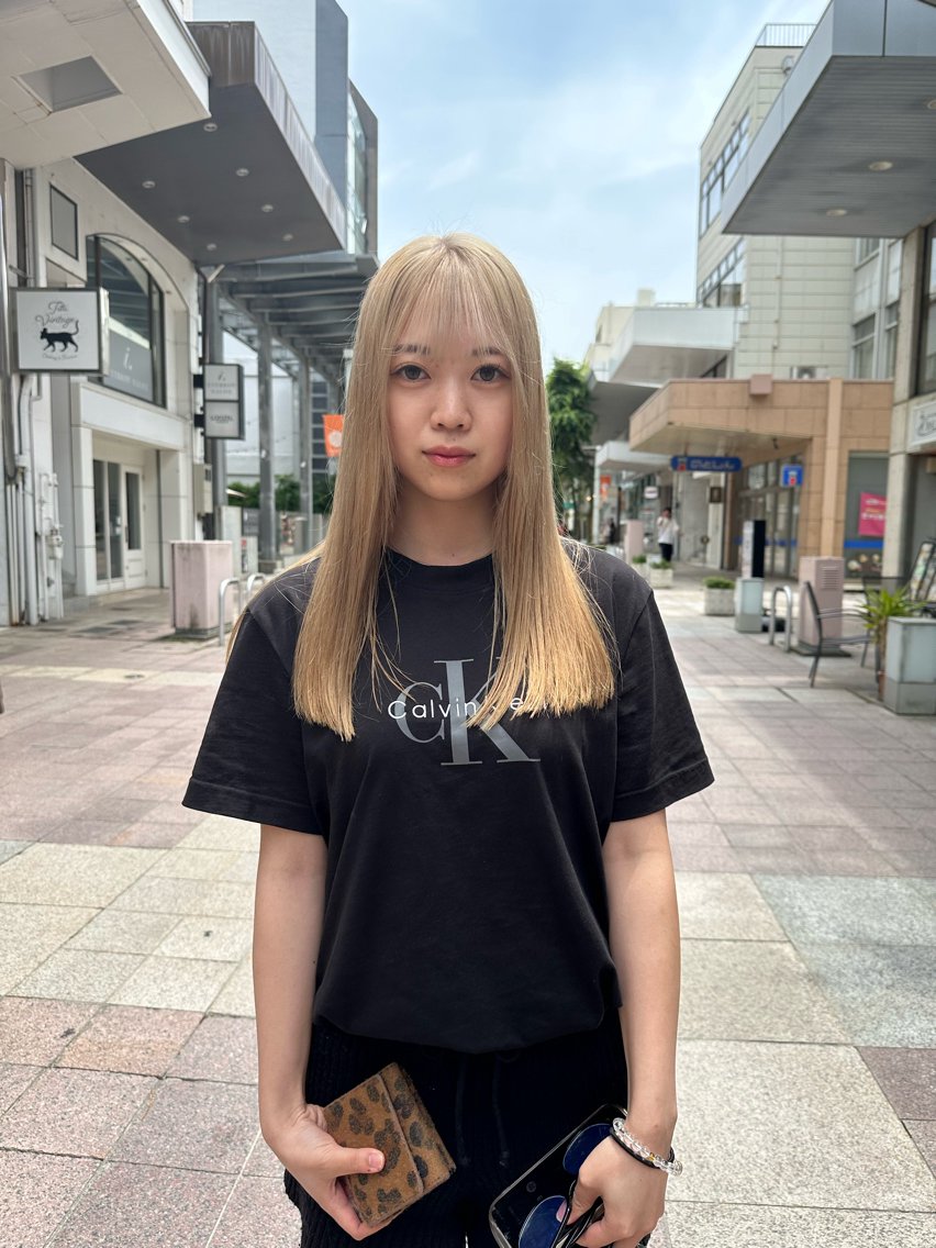 ロング カラー カット ヘアカラー トリートメント 横地 凌のヘアスタイル