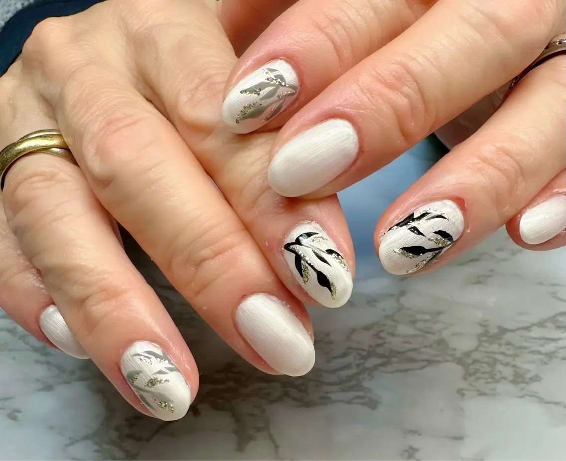 ネイル アートネイル オーロラネイル ハート ラメ(グリッター) ワンカラーネイル Mai’s nailのネイルデザイン