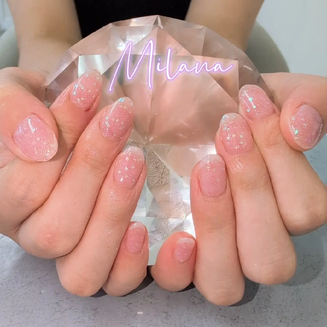 ネイル ワンカラーネイル ハンドネイル Milana 川瀬のネイルデザイン
