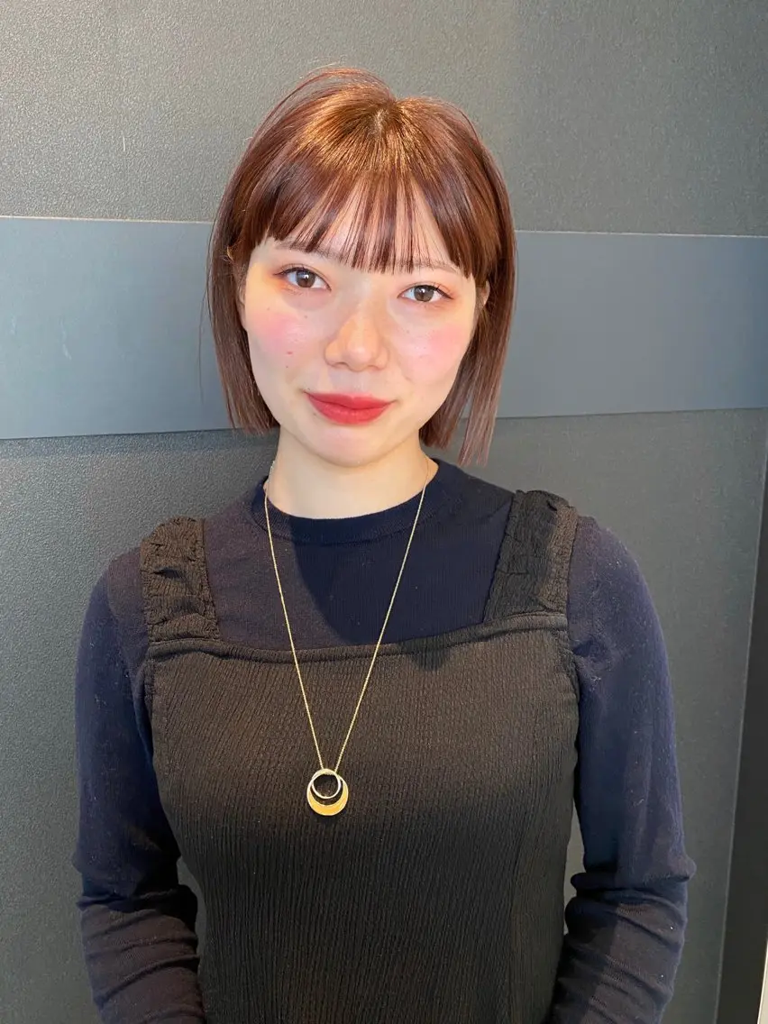 ショート カラー ブラウンカラー カット ヘアカラー トリートメント mai / linoah˚✧のヘアスタイル