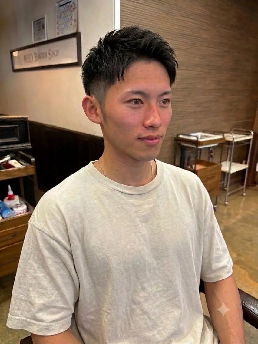 ショート メンズ 衛藤 星芭／カット無料天神のヘアスタイル