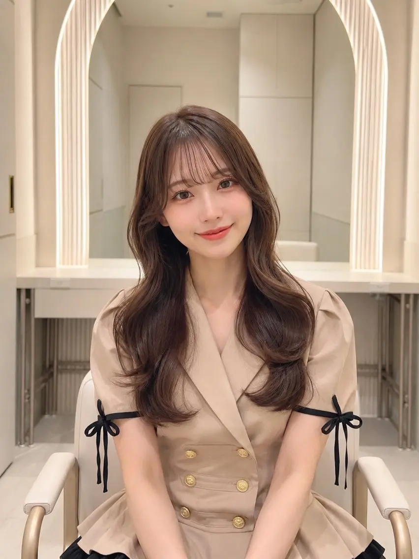 セミロング 鈴木 彩莉のヘアスタイル