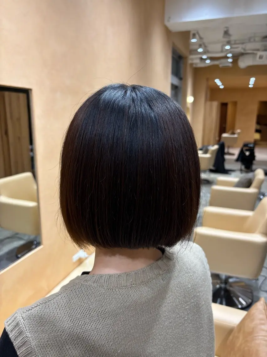 ショート 切りっぱなしボブ ボブ 似合わせカット このか🌸ショート/ ボブカットのヘアスタイル