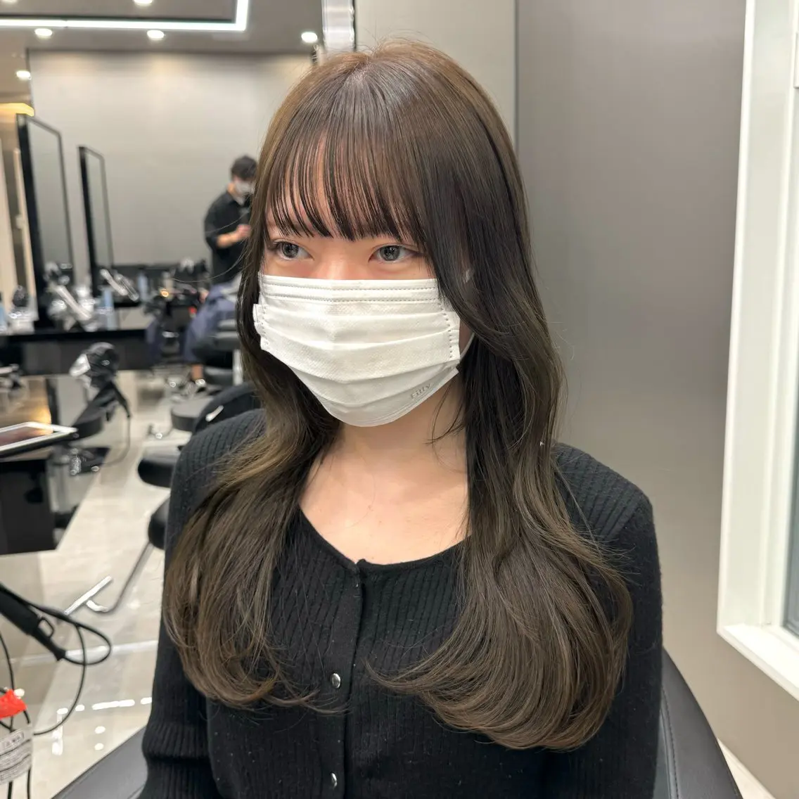 セミロング カラー 新宿/顔周りカット/ レイヤー/がっきーのヘアスタイル