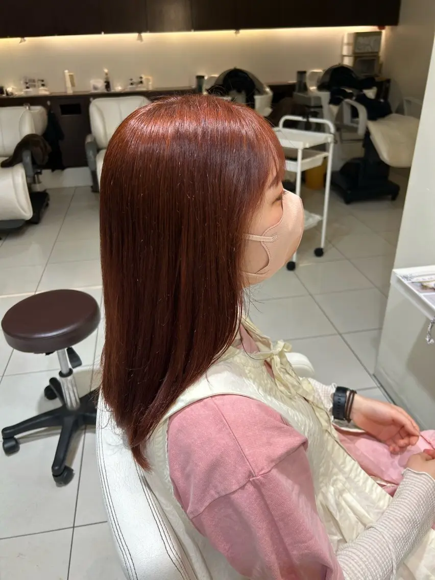 ミディアム 森山 愛有菜のヘアスタイル