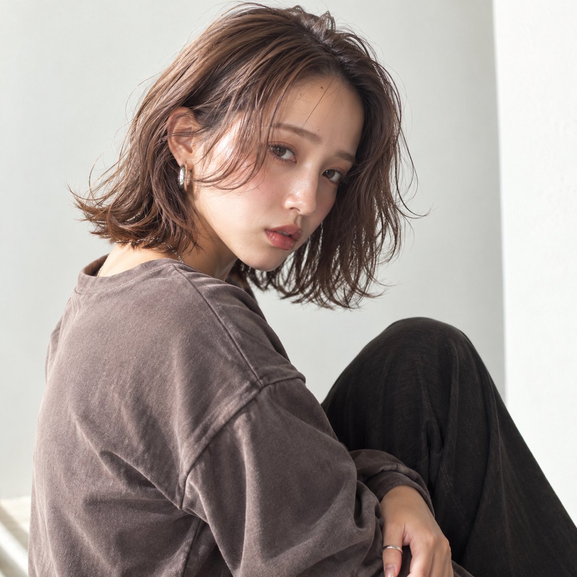 ミディアム りゅうもん 💇🏼のヘアスタイル