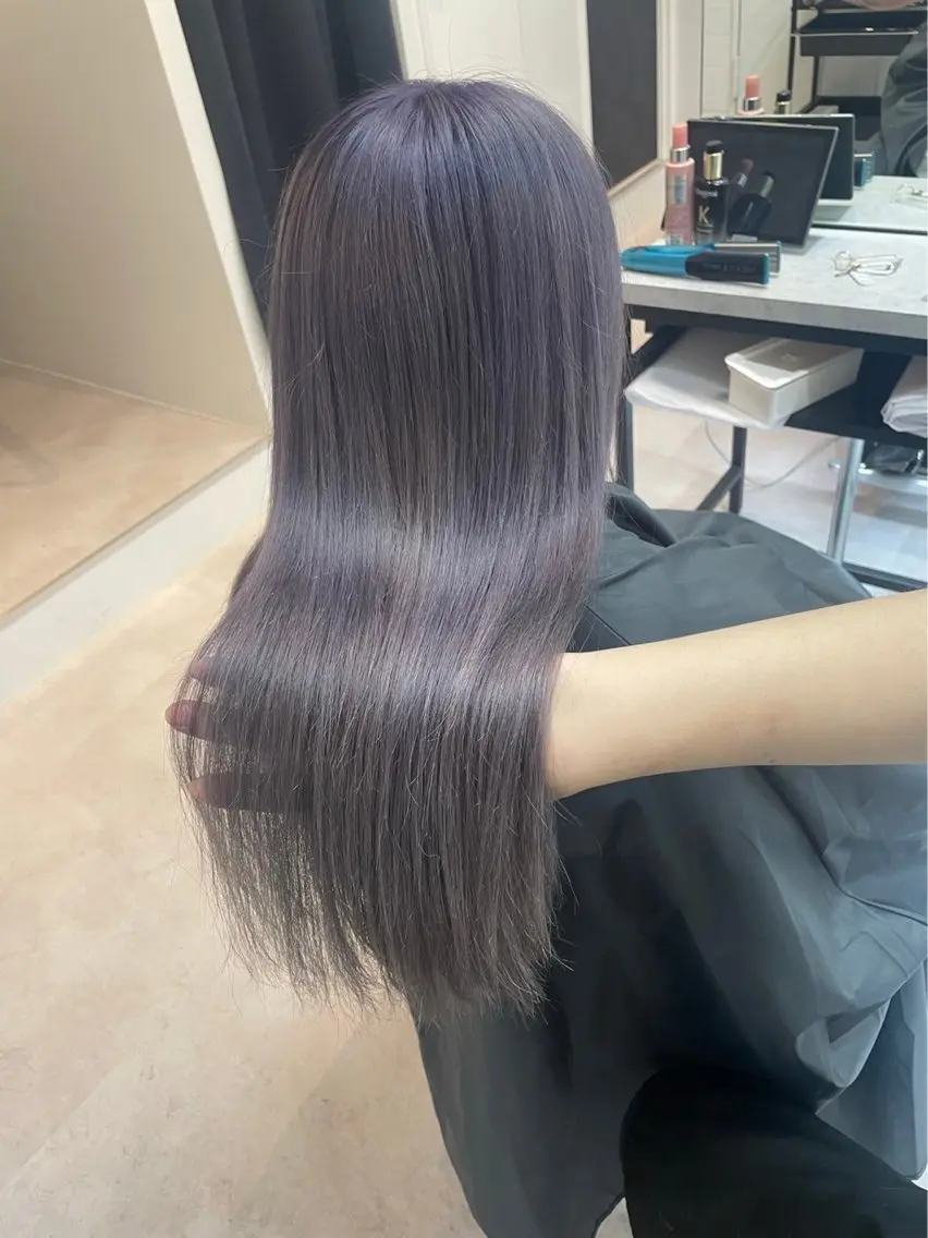 【町田駅ブリーチワンカラー】🌈✨ダブルカラー✨(ブリーチ)🌈口コミでトリートメントサービス‼️の写真