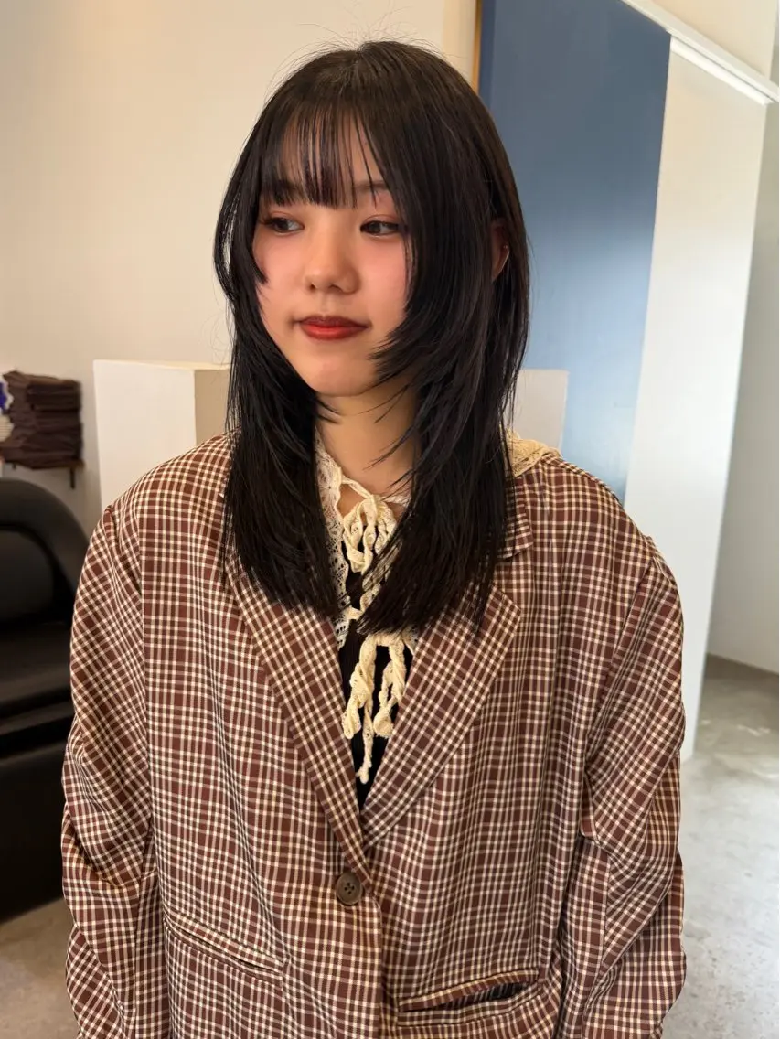 ロング カット かえで👗 レイヤー/ボブのヘアスタイル