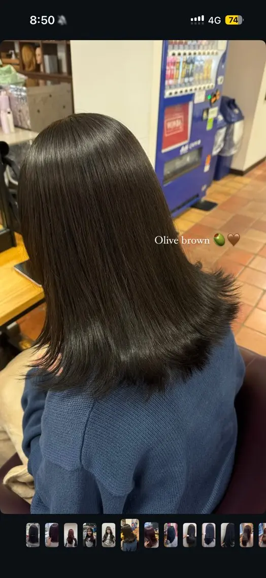ミディアム 'AXIS cocoroのヘアスタイル
