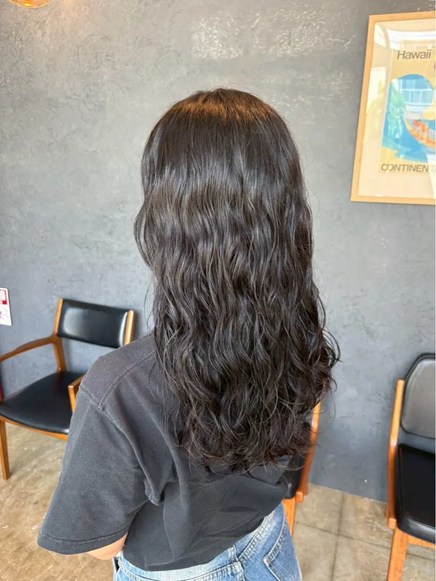 パーマ Hair ruup 平良那生のヘアスタイル