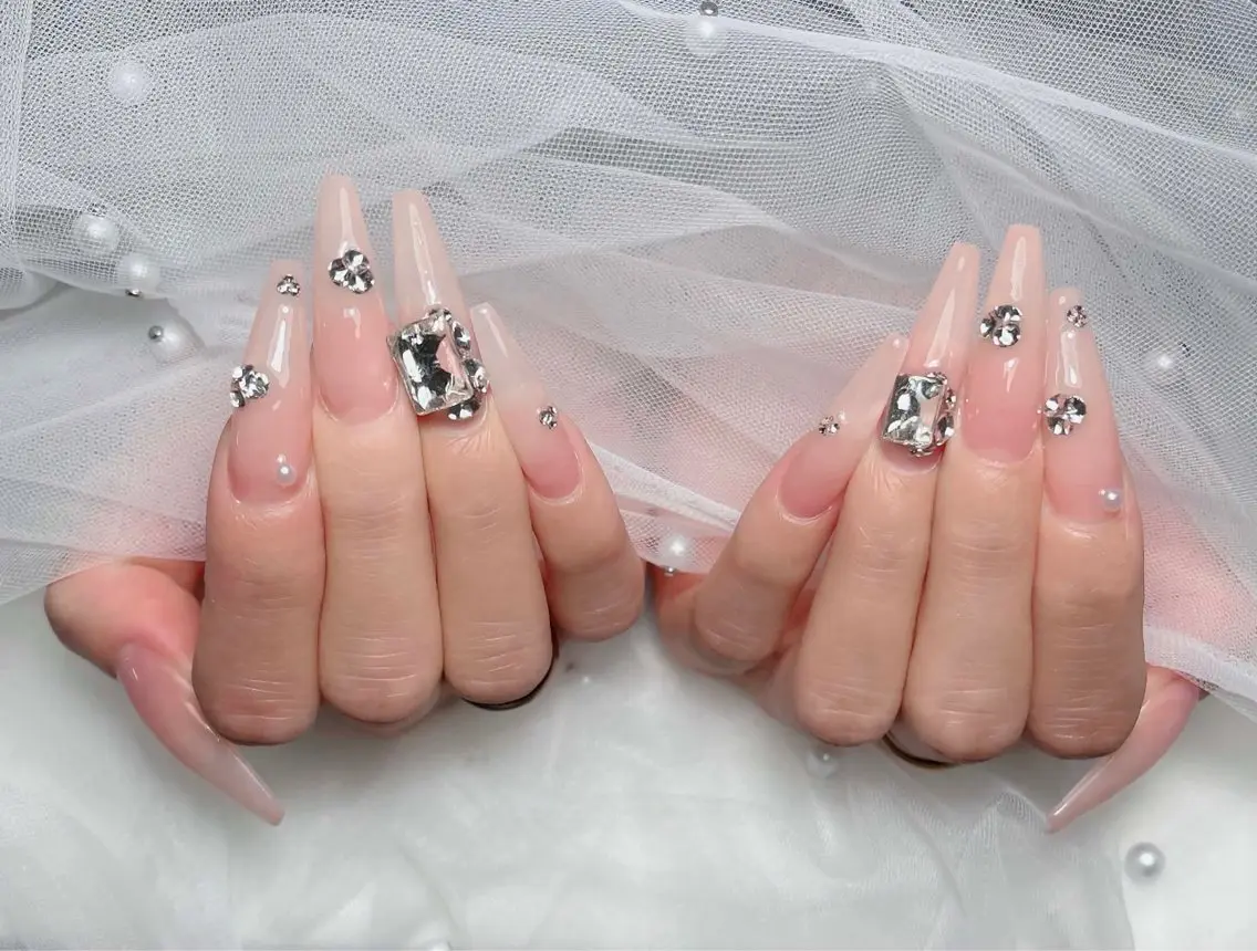 ネイル アートネイル 韓国ネイル 持ち込み ワンホンネイル ハンドネイル Lenie Nail Salonのネイルデザイン