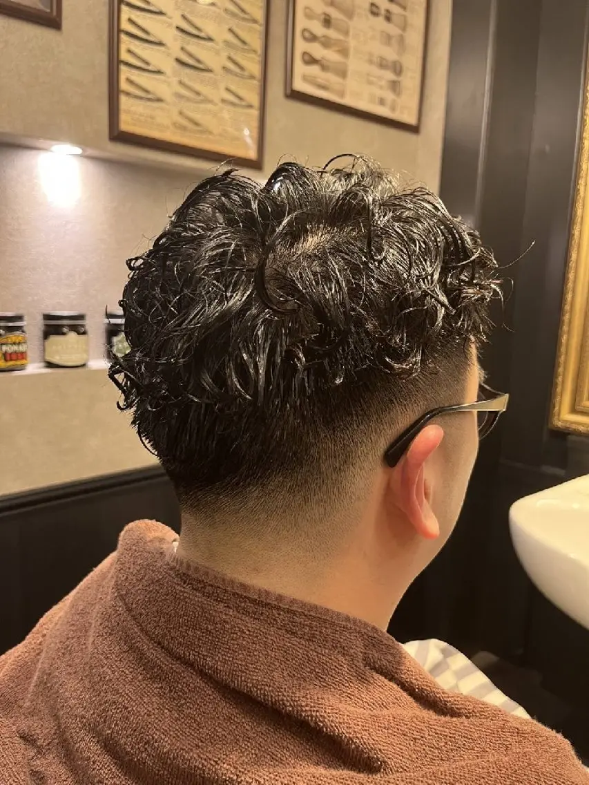 メンズ フェードカット 神原 朋瑛のヘアスタイル