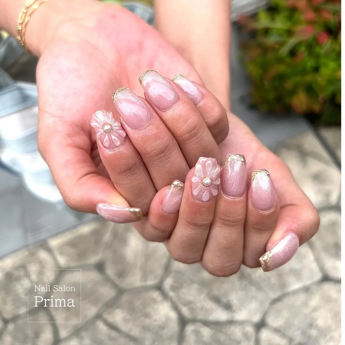 ミディアム ネイル SalonPrima 西院Nail&Eyeのネイルデザイン