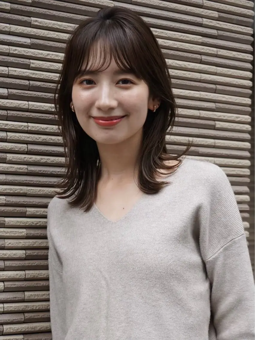 ミディアム Garden🫧植松 真菜のヘアスタイル