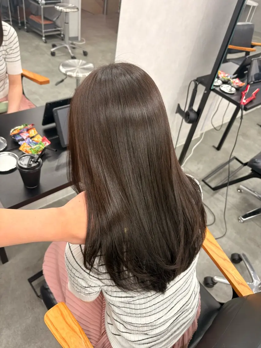 セミロング カラー カット ヘアカラー LIV My【マイ】 髪質改善/箕面のヘアスタイル