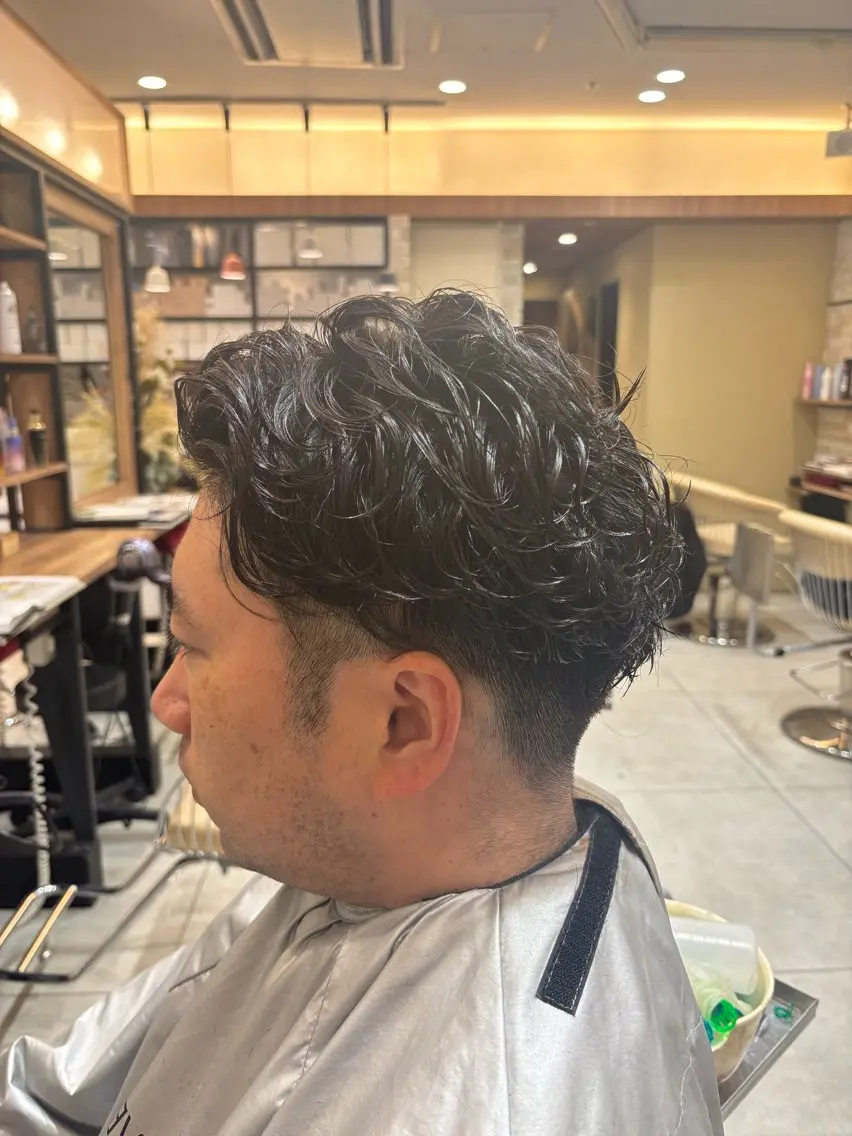 メンズ メンズパーマ 刈り上げ COVER HAIR 川口店✨　土屋凜のヘアスタイル