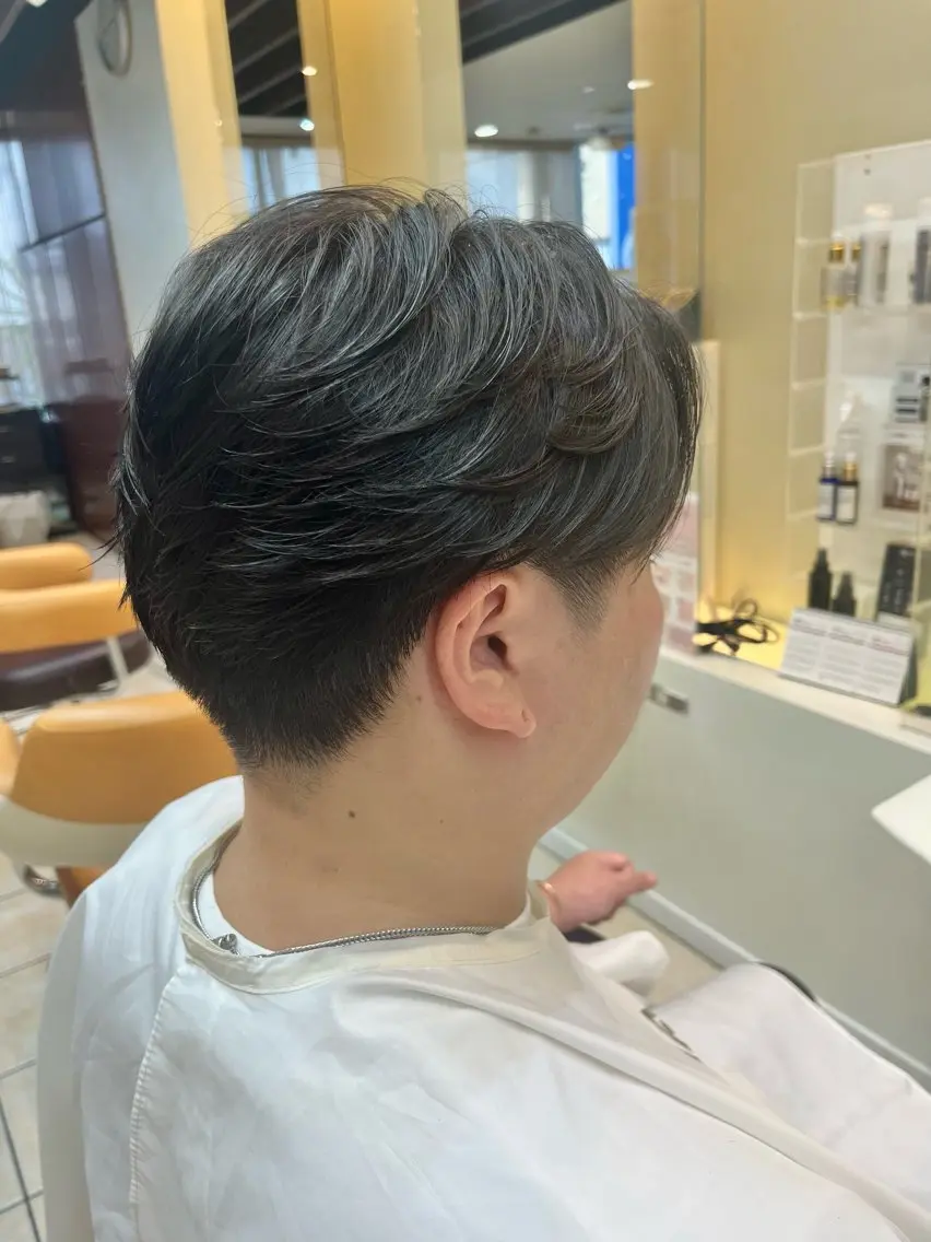 ショート パーマ メンズ カット パーマ メンズ特化/パーマ/ 髪質改善　高野奨馬のヘアスタイル