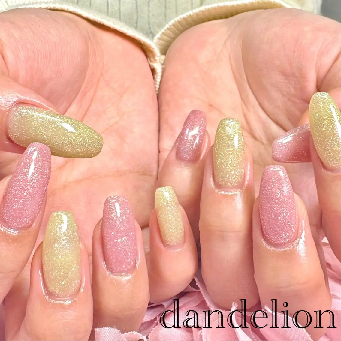 ネイル ハンドネイル ハンドケア dandelion ダンデライオンのネイルデザイン