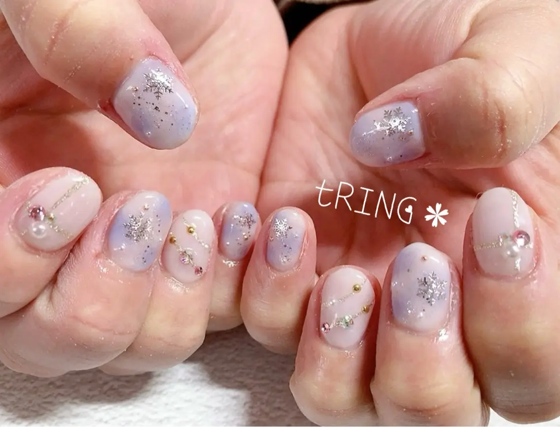 ネイル ハンドネイル tRING＊ しいの木台のネイルデザイン