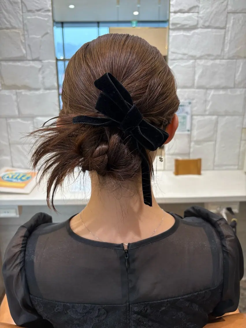 ヘアセットの写真