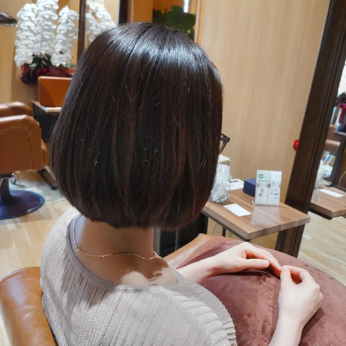 ミディアム ボブ Uketoru 横田健のヘアスタイル
