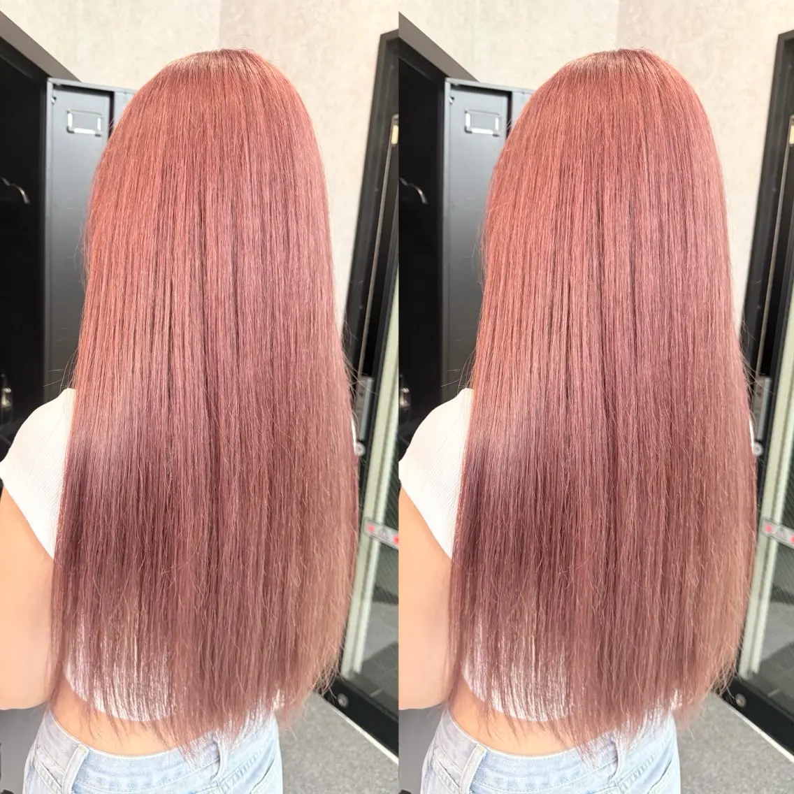 💜ダブルカラー(ブリーチ1回+オンカラー)+ツヤツヤトリートメント💜の写真