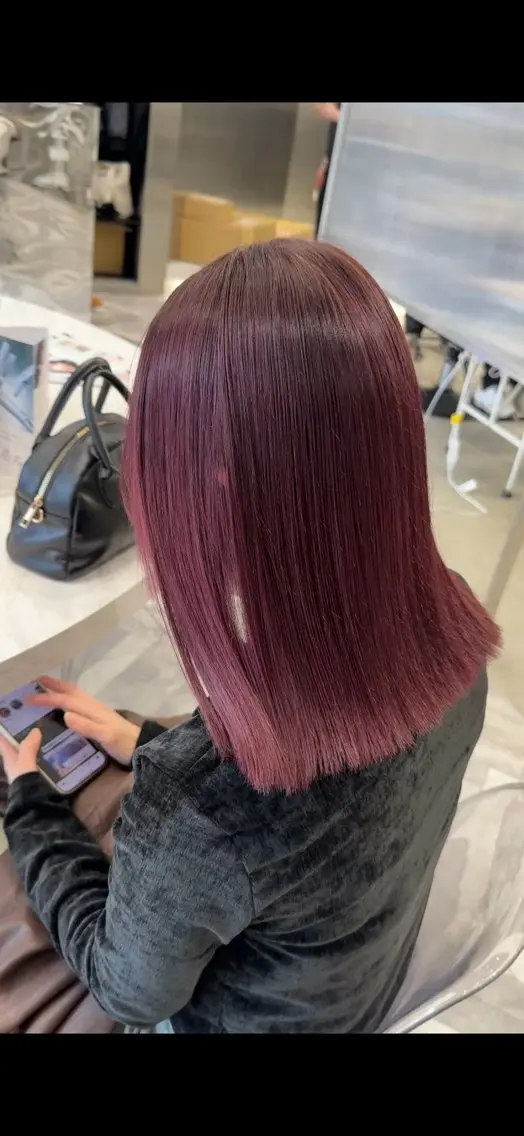 カラー ブリーチ ケアブリーチ デザインカラー ダブルカラー イヤリングカラー 酸性ストレート /ハイトーン/つばさのヘアスタイル