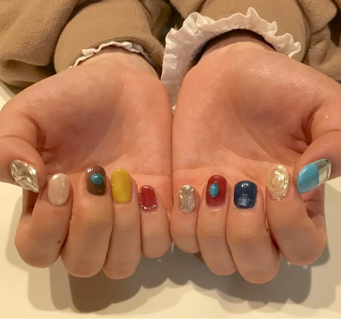 ネイル ニュアンスネイル ハンドネイル KaHaNa nail salonのネイルデザイン