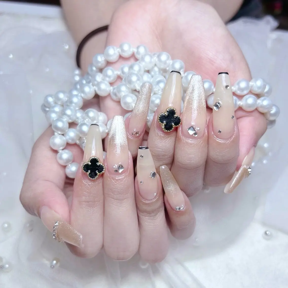 ネイル ハンドネイル M🌷nail 長さだし専門店のネイルデザイン
