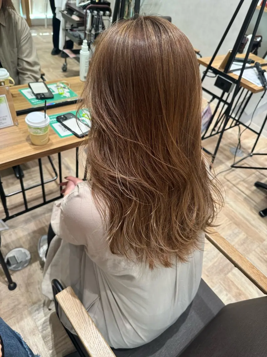 ロング カラー カット ヘアカラー 田中 洸樹のヘアスタイル