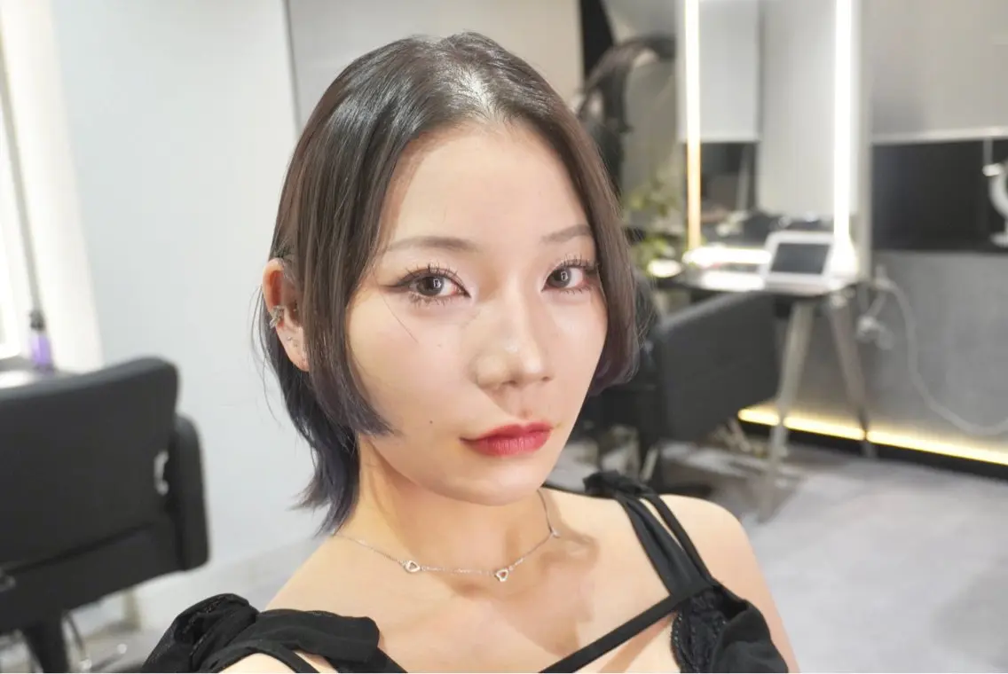ショート ウルフカット ミヤザキ ユタカのヘアスタイル