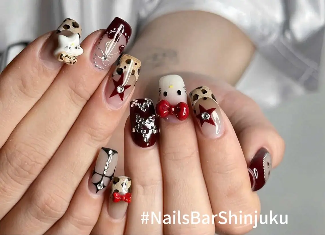 ネイル 長さ出し フレンチネイル ジェルネイル 韓国ネイル ロングネイル NAILS BAR SHINJUKUのネイルデザイン