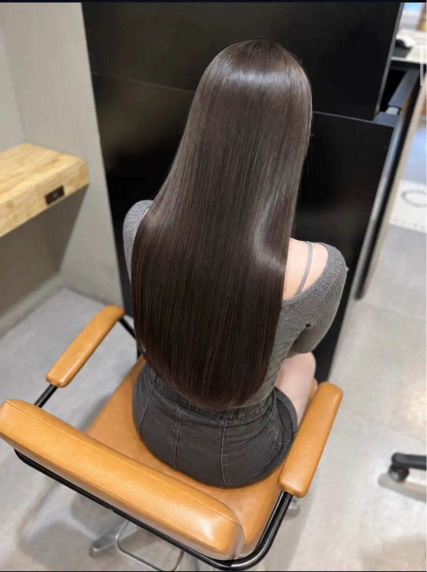 ロング 縮毛矯正 トリートメント 髪質改善/縮毛矯正/ 梅田/艶髪/はるきのヘアスタイル