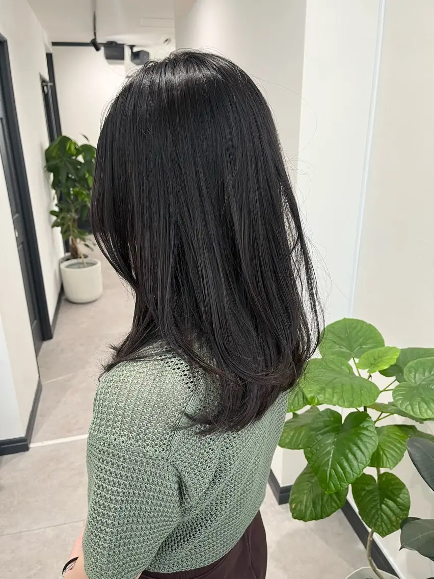 ロング カラー 多田 朝光のヘアスタイル