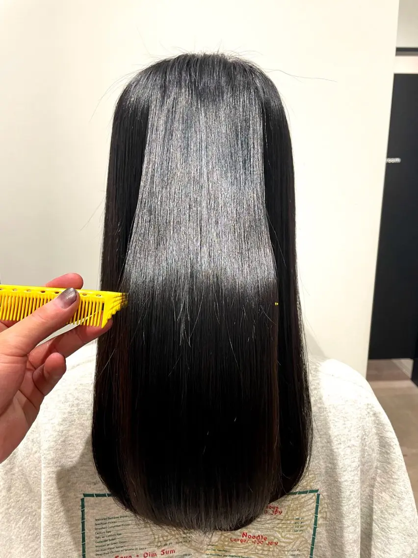 ロング ボブ ハイライト 髪質改善 レイヤーカット トリートメント 🌟髪質改善 平本雄大🌟のヘアスタイル