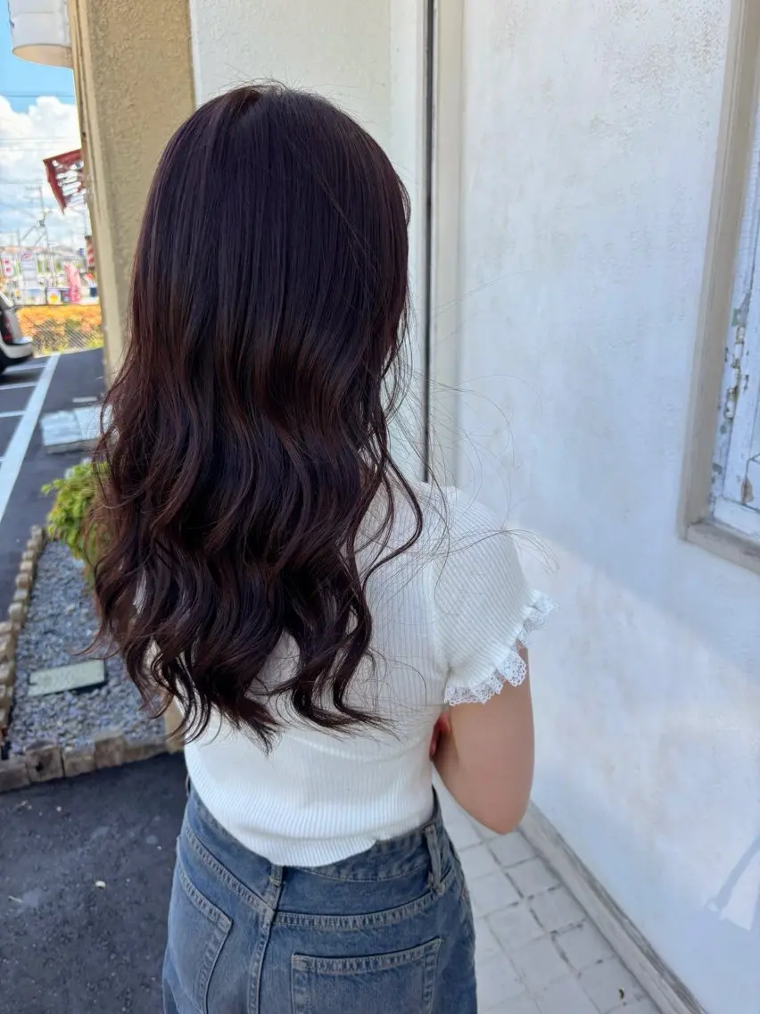 ✨透明感×ツヤ感UP✨カット+イルミナカラー+3StepTR ロング料金あり M¥550 L¥110OLL¥1650の写真